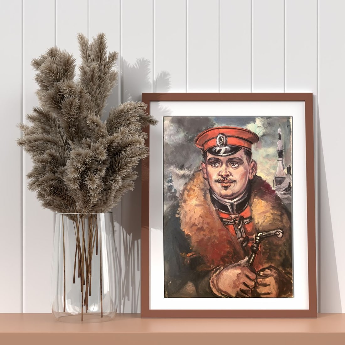 Oil painting Portrait of an officer Alexander Arkadievich Litvinov - 3