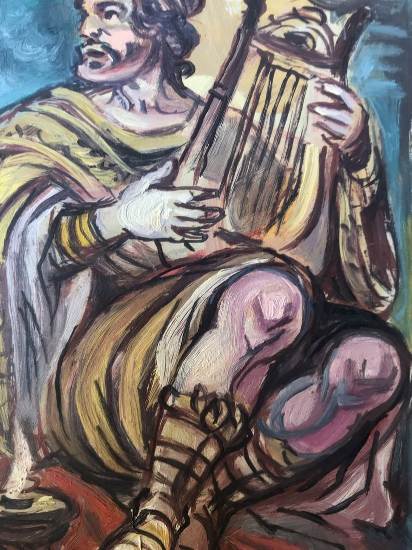 Oil painting Bart portrait Alexander Arkadievich Litvinov - 6