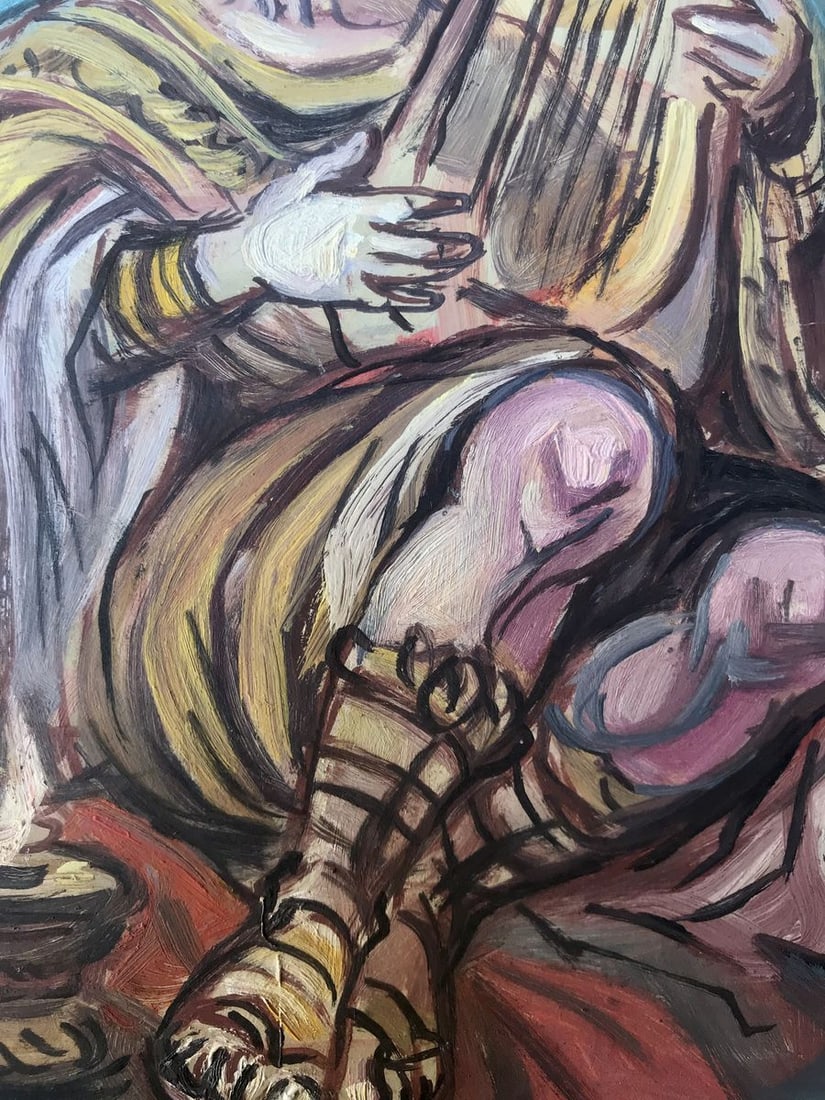 Oil painting Bart portrait Alexander Arkadievich Litvinov - 9