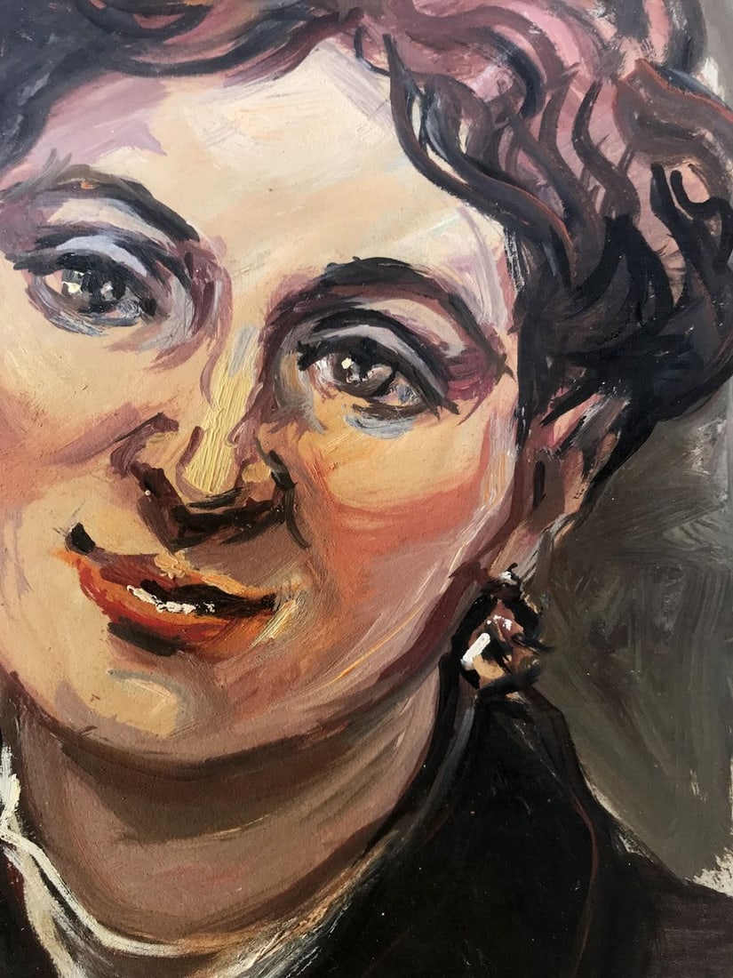 Oil painting Portrait of sisters Alexander Arkadievich Litvinov - 11