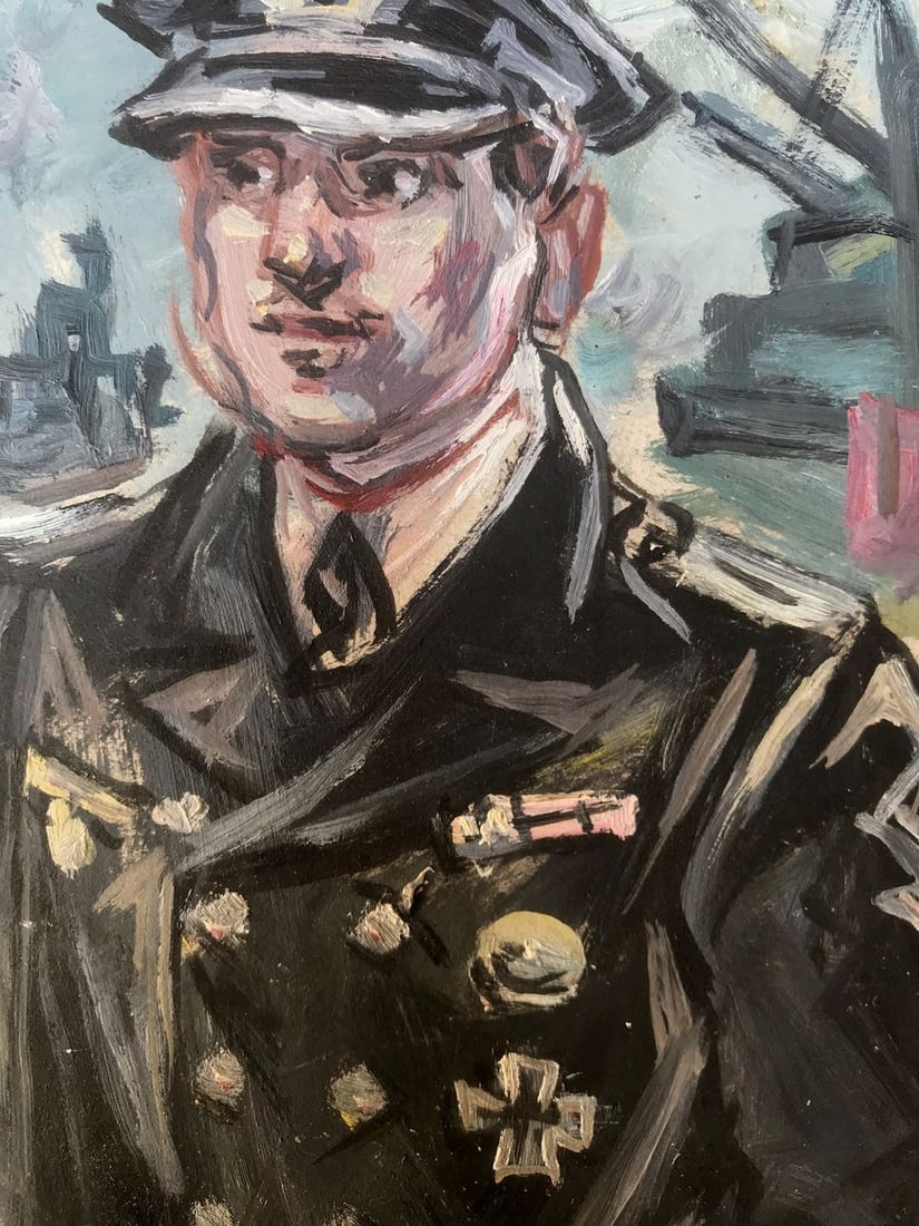 Oil painting Ship officer Alexander Arkadievich Litvinov - 7