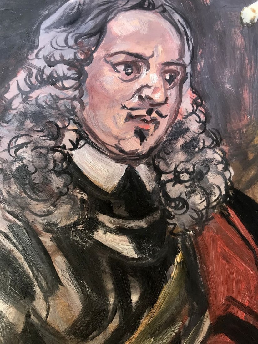 Oil painting Duke portrait Alexander Arkadievich Litvinov - 4