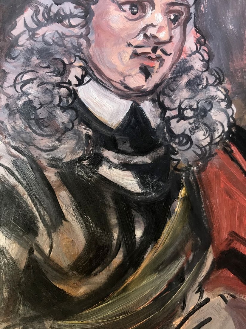 Oil painting Duke portrait Alexander Arkadievich Litvinov - 6