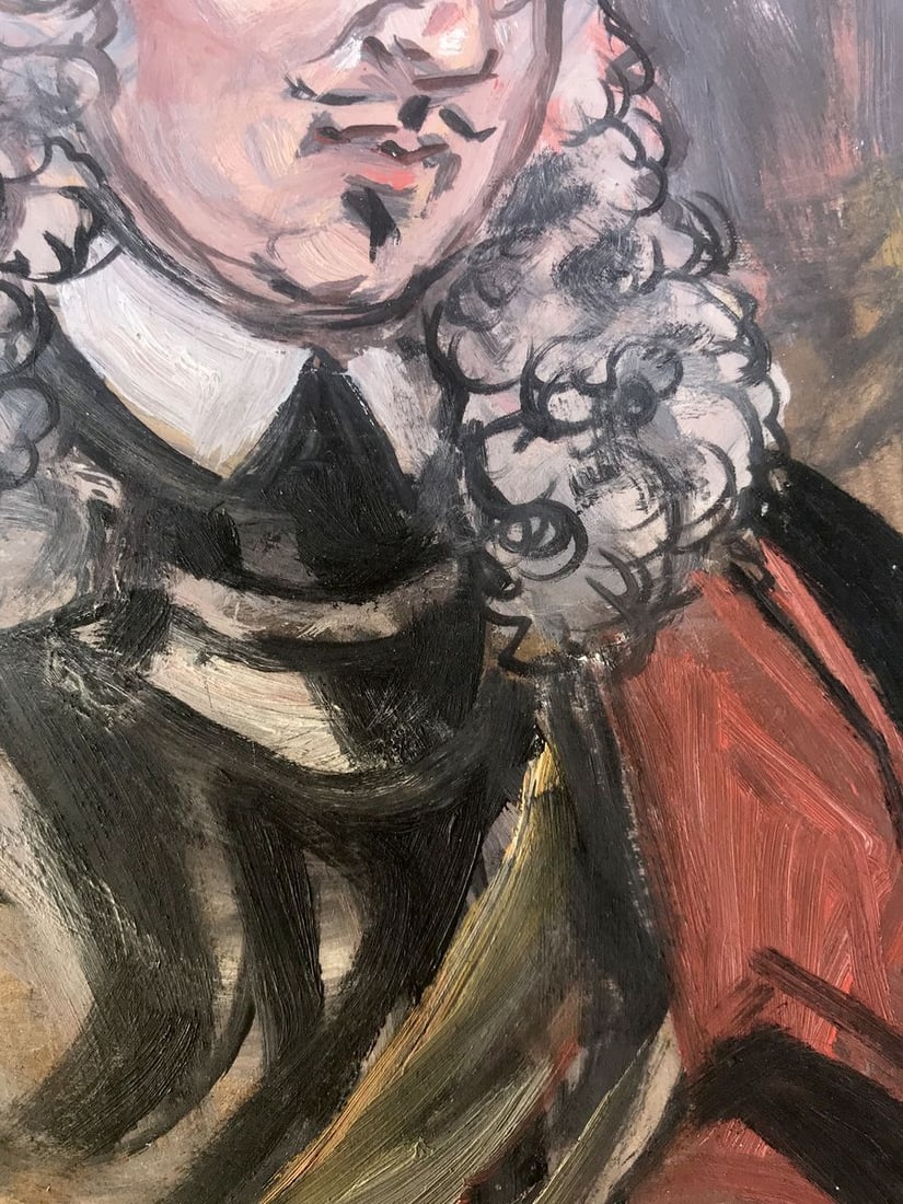 Oil painting Duke portrait Alexander Arkadievich Litvinov - 7