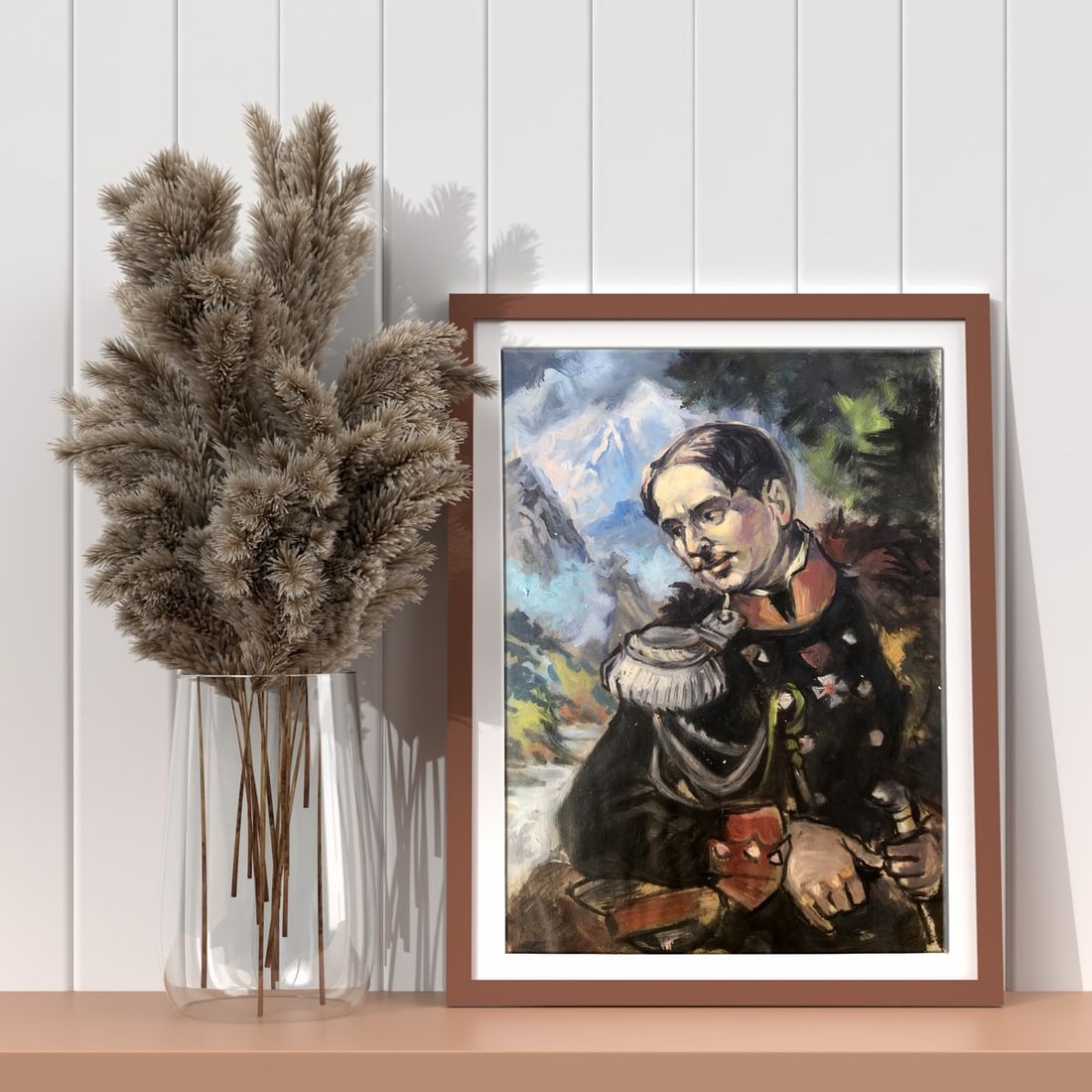 Oil painting Portrait of an officer Alexander Arkadievich Litvinov - 2