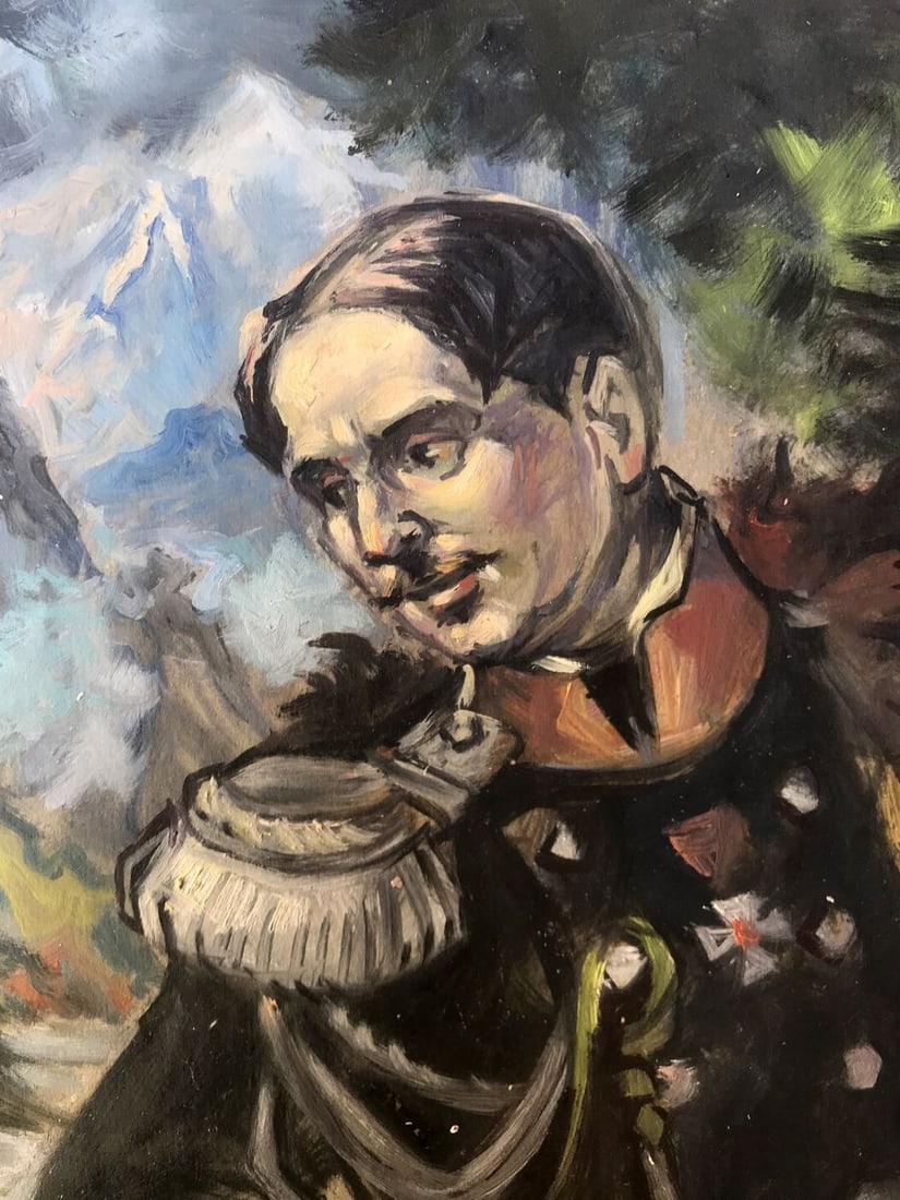 Oil painting Portrait of an officer Alexander Arkadievich Litvinov - 4