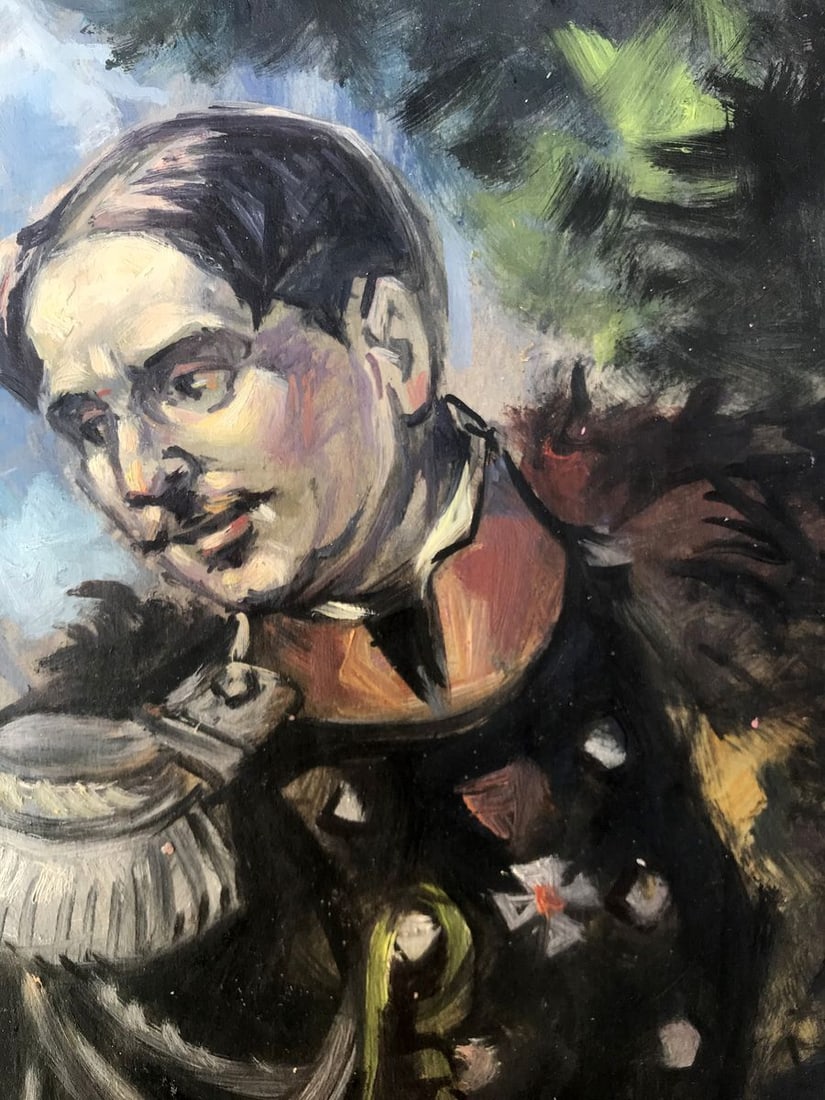 Oil painting Portrait of an officer Alexander Arkadievich Litvinov - 5