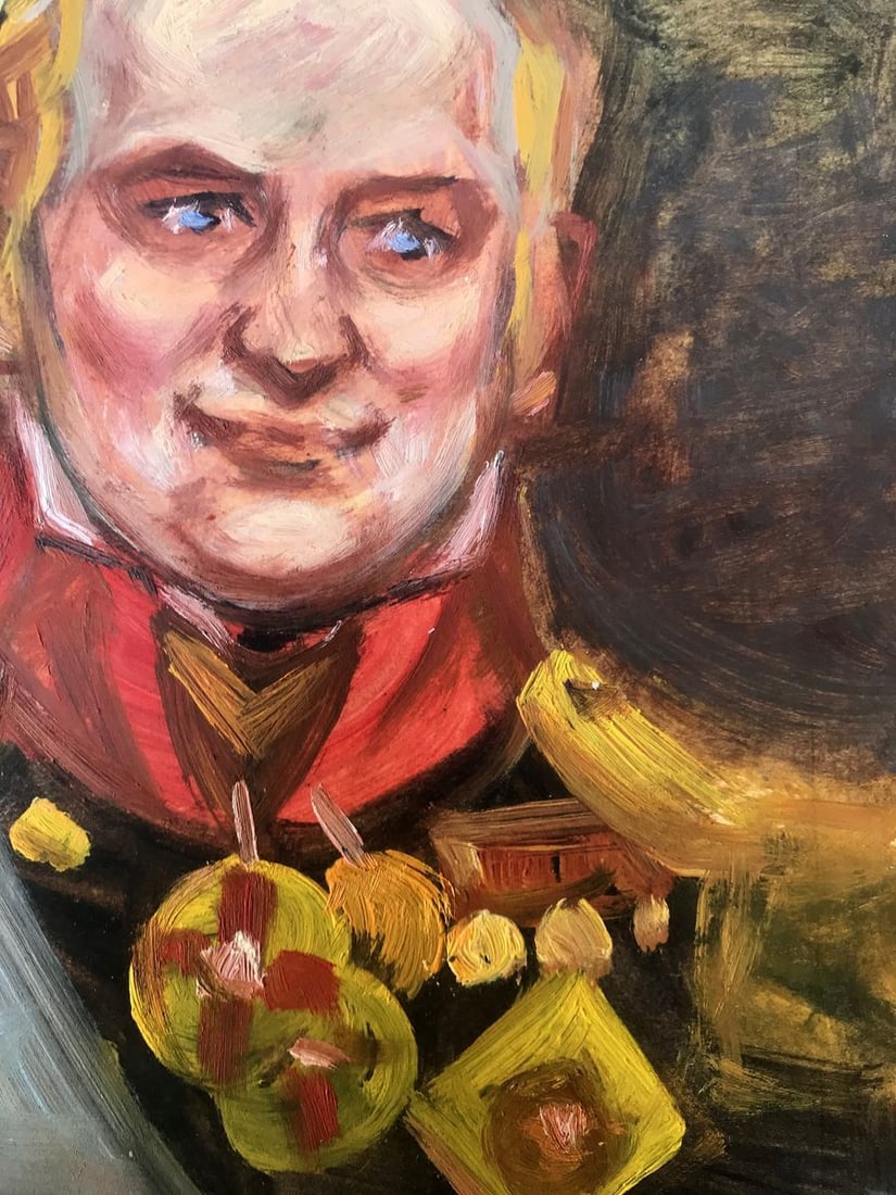 Oil painting Portrait of a General Alexander Arkadievich Litvinov - 7