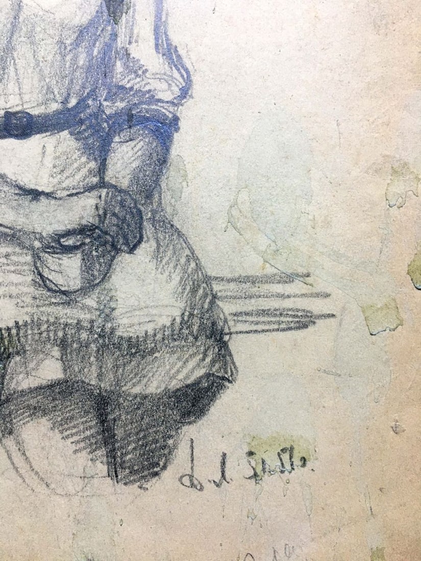 Pencil painting Portrait of mom Dmitry Lednev - 3