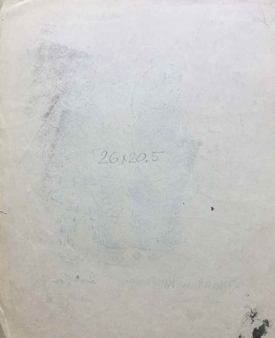 Pencil painting Portrait of daughters Dmitry Lednev - 7