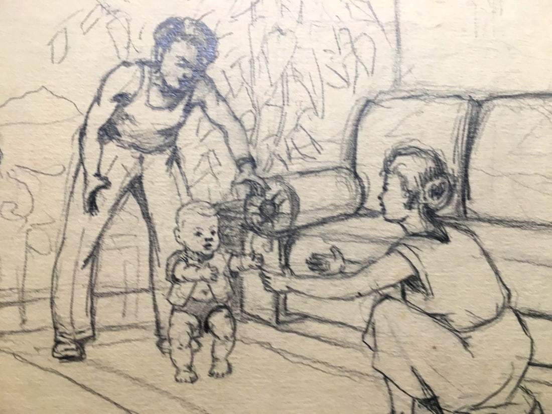 Pencil painting First steps Dmitry Lednev - 5