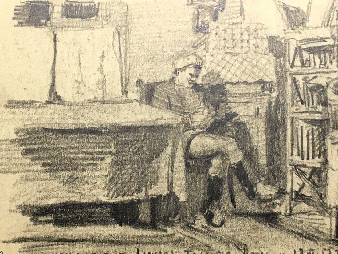 Pencil painting Portrait of man Dmitry Lednev - 7