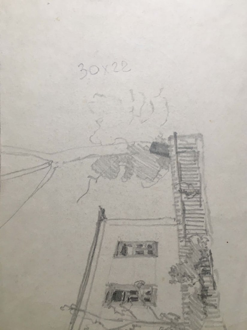 Pencil painting Portrait of daughter Dmitry Lednev - 5