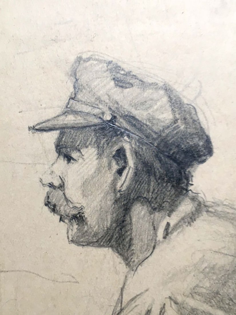 Pencil painting Lunch break Dmitry Lednev - 5