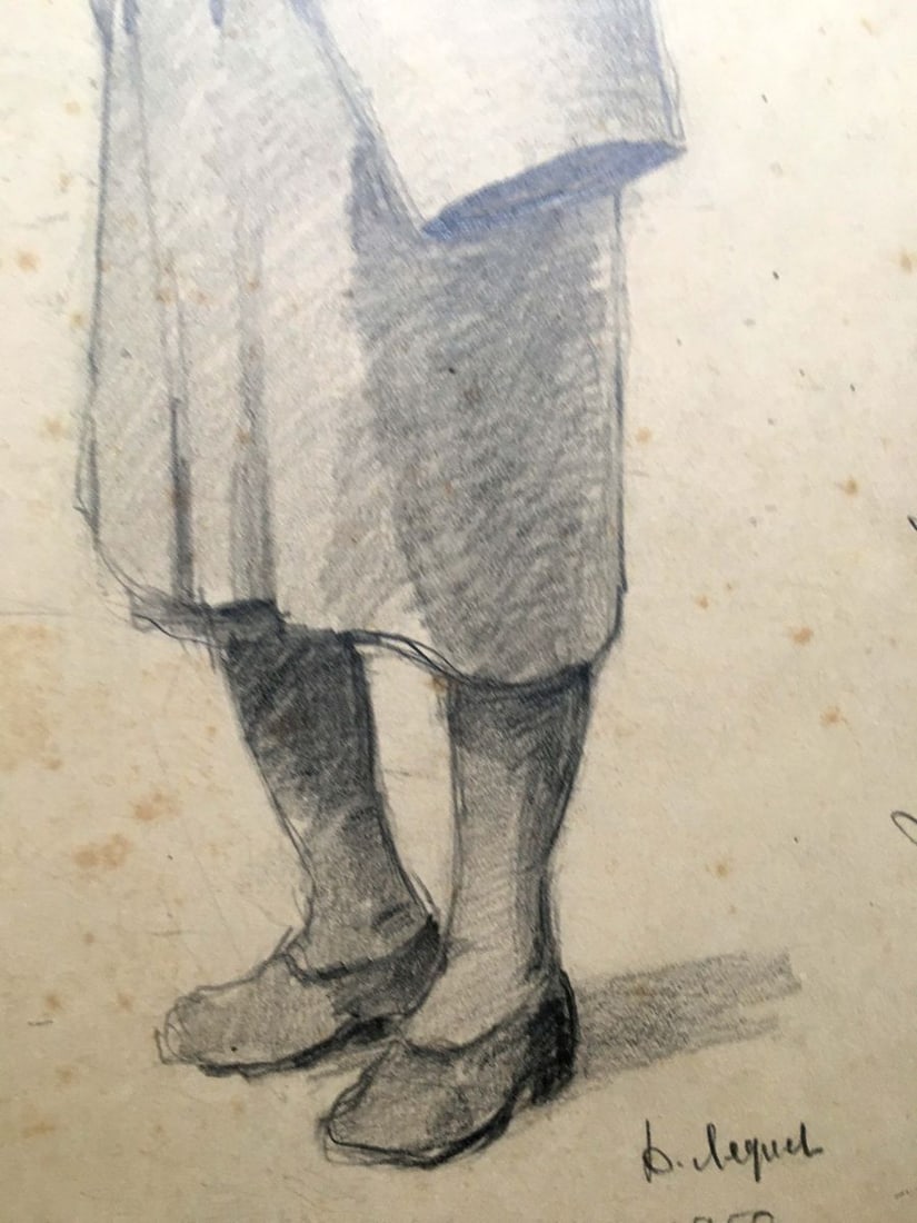 Pencil painting Portrait of the mistress Dmitry Lednev - 5