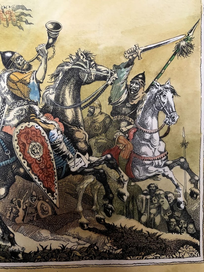 Watercolor painting For the leader Alexander Arkadievich Litvinov - 11