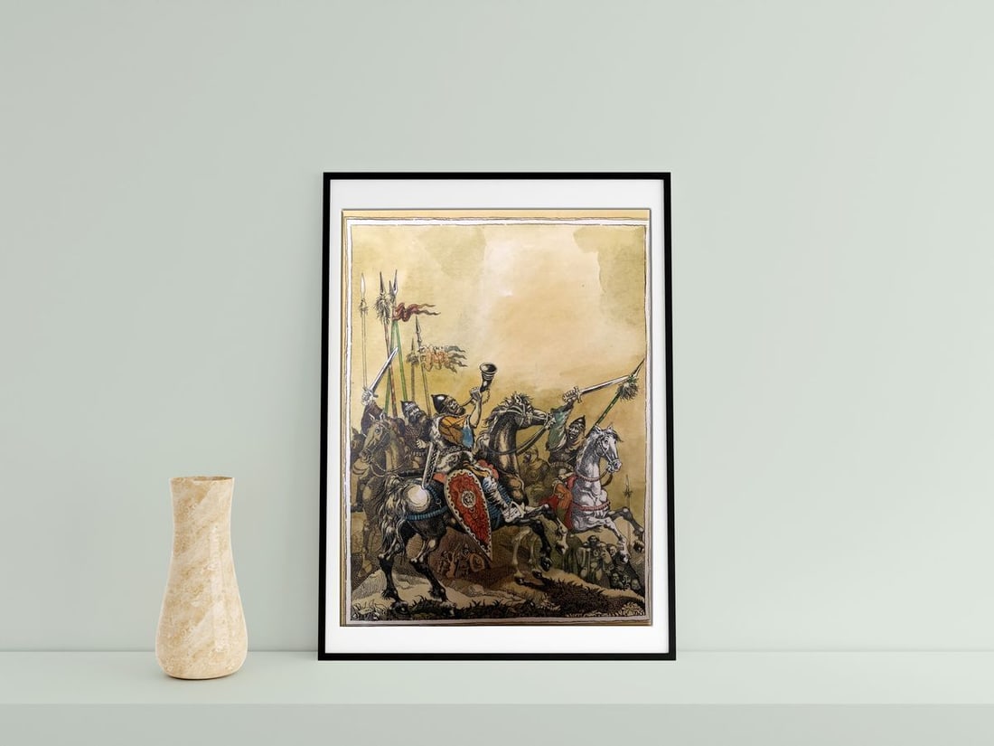 Watercolor painting For the leader Alexander Arkadievich Litvinov - 2