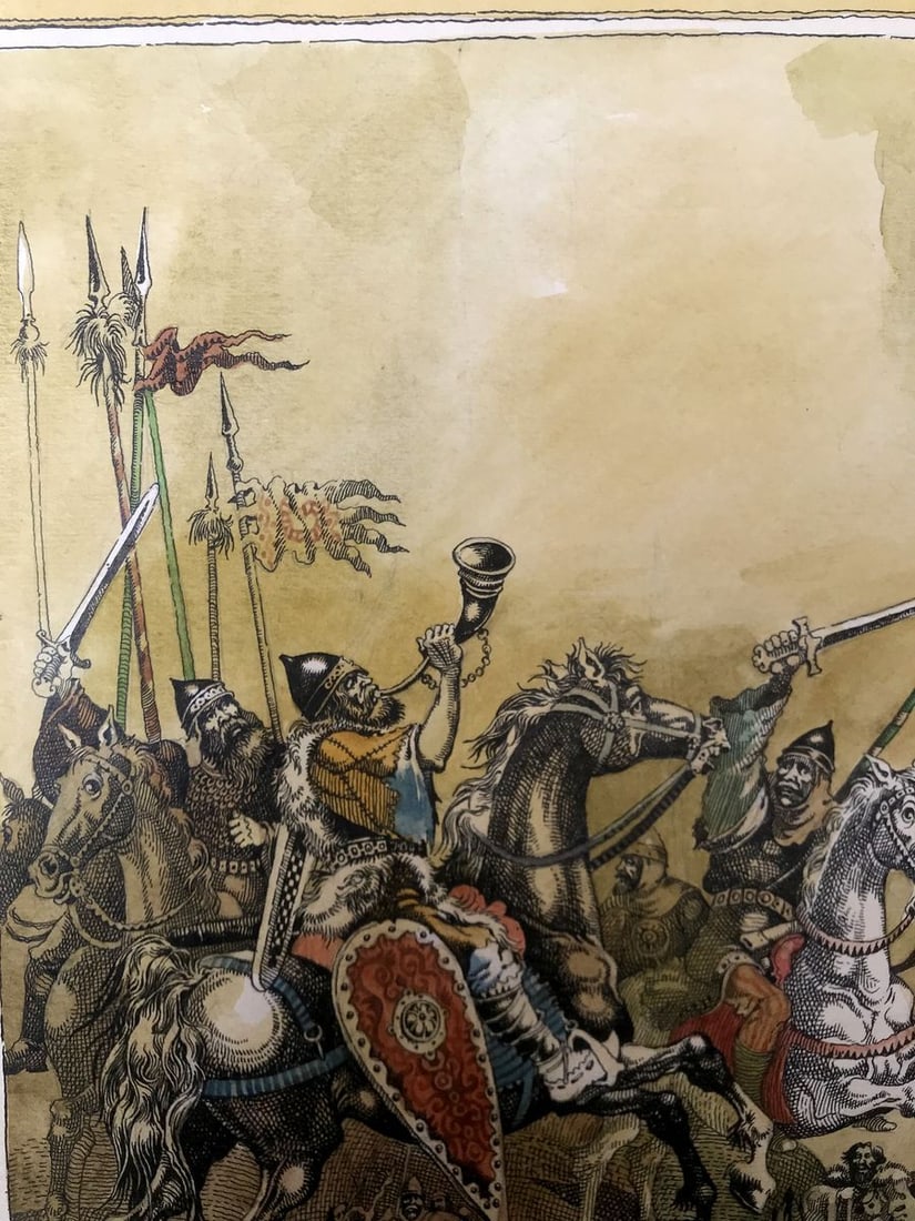 Watercolor painting For the leader Alexander Arkadievich Litvinov - 4