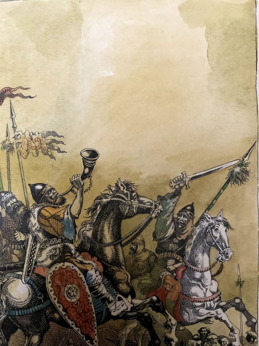 Watercolor painting For the leader Alexander Arkadievich Litvinov - 5