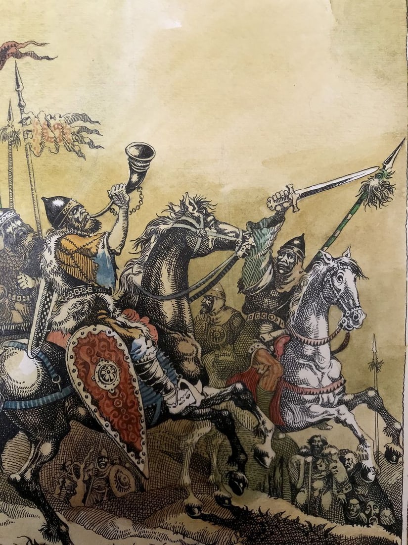 Watercolor painting For the leader Alexander Arkadievich Litvinov - 7