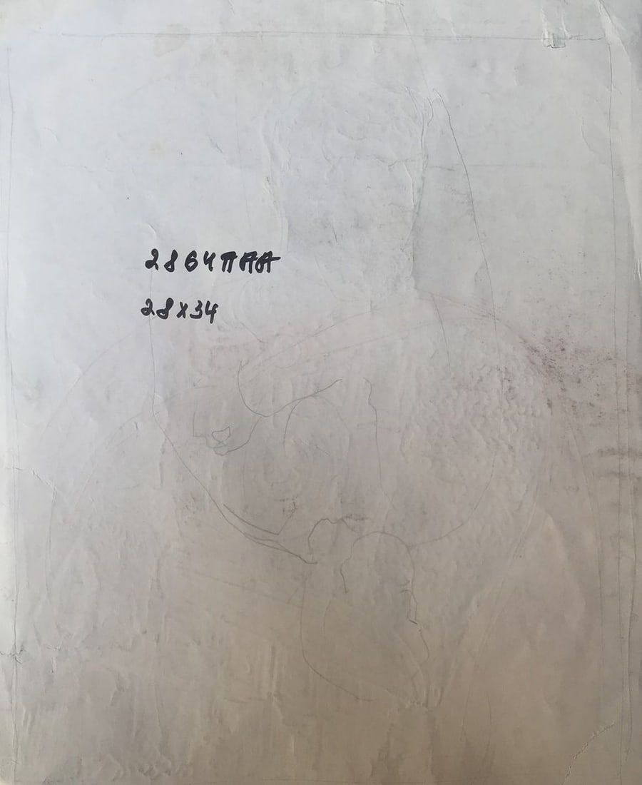 Pen painting Portrait of a warrior Alexander Arkadievich Litvinov - 12