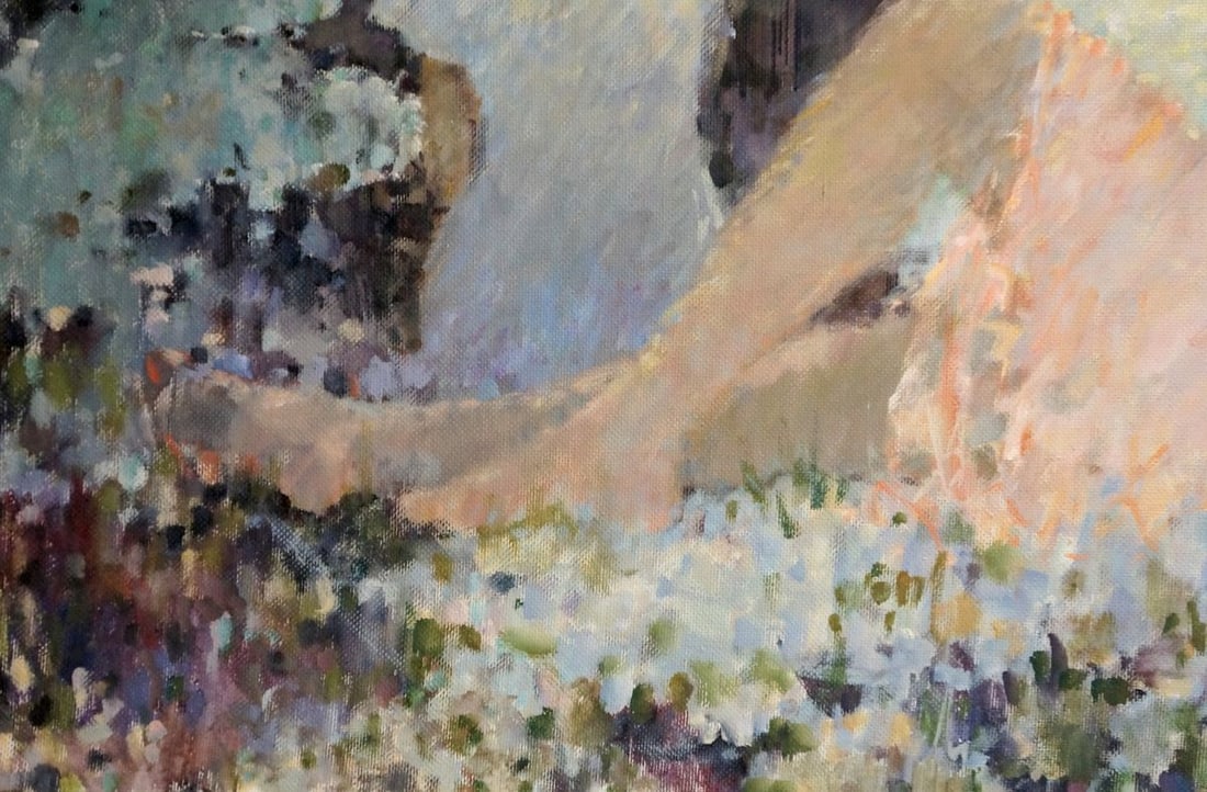 Oil painting Girl near the shore Zhurakovsky Victor Petrovich - 3