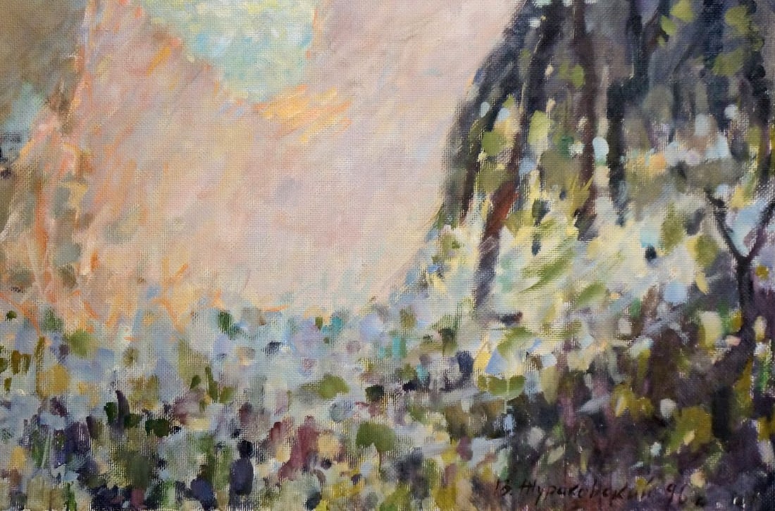 Oil painting Girl near the shore Zhurakovsky Victor Petrovich - 6