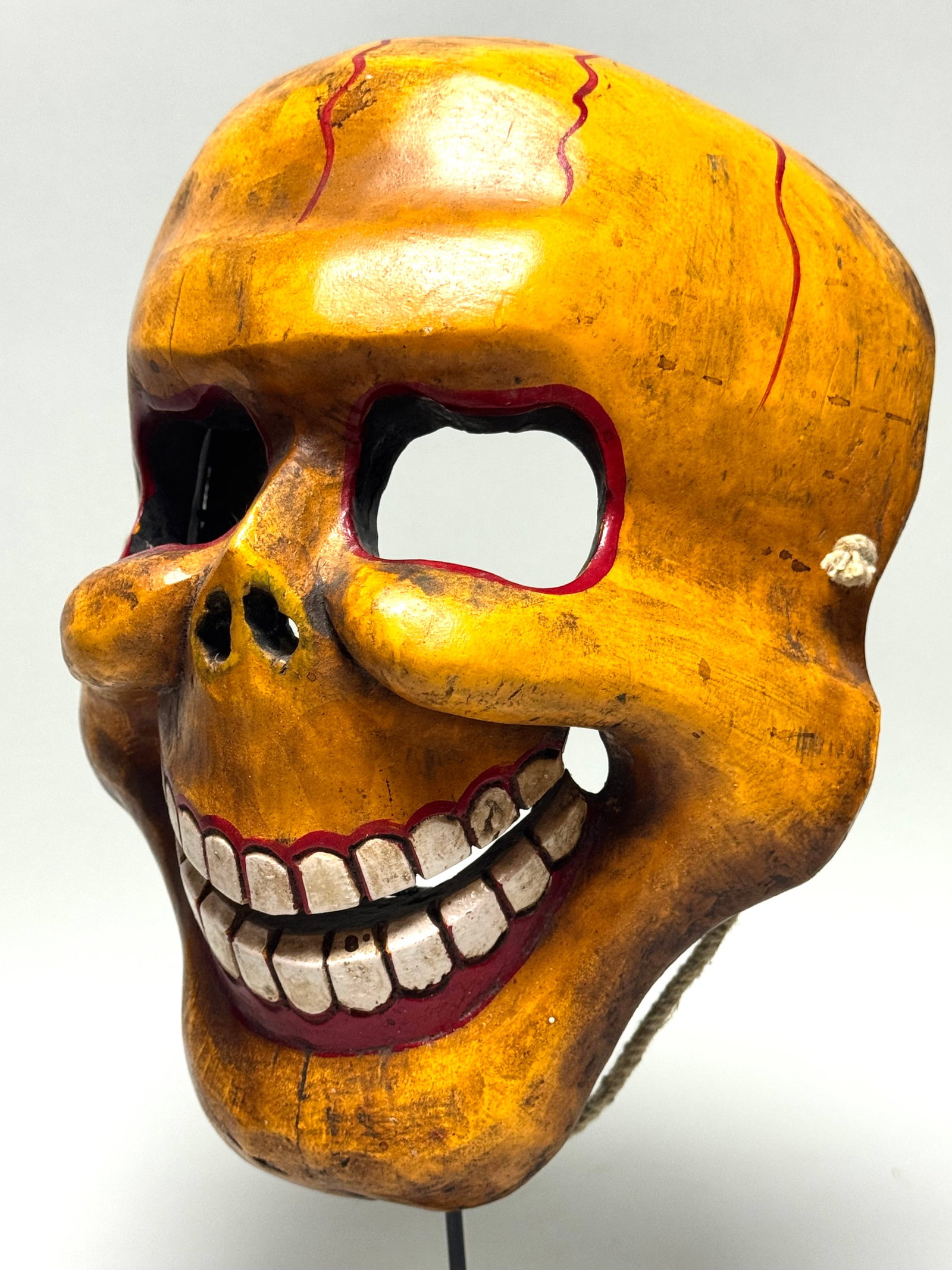 Mask of Citipati Skeletal Deity - "Lord of the Cemetery" - Tibet or Bhutan - 2