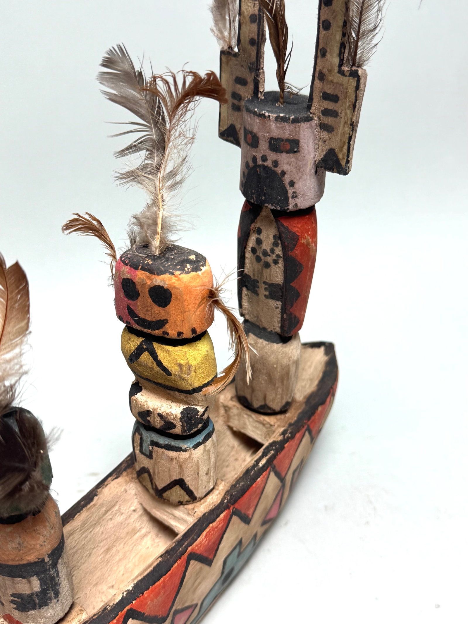 Canoe - wood - Zuni - New Mexico USA - 11