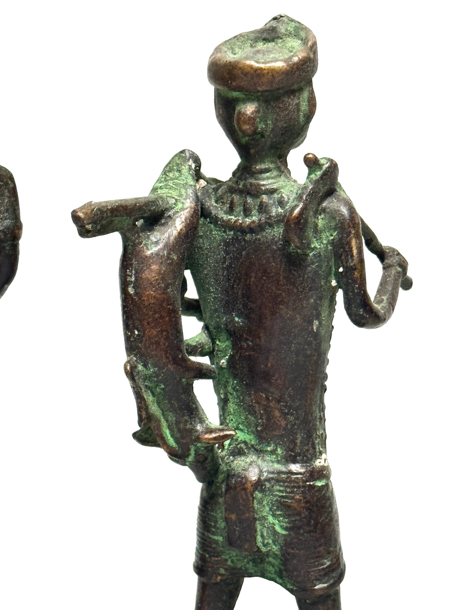 2 Bronze Dhokra Sculptures 1 kg - India - 13