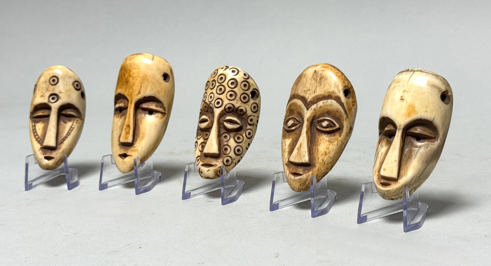 Ancient Ikhoko amulets - PENDE - DR Congo - 2