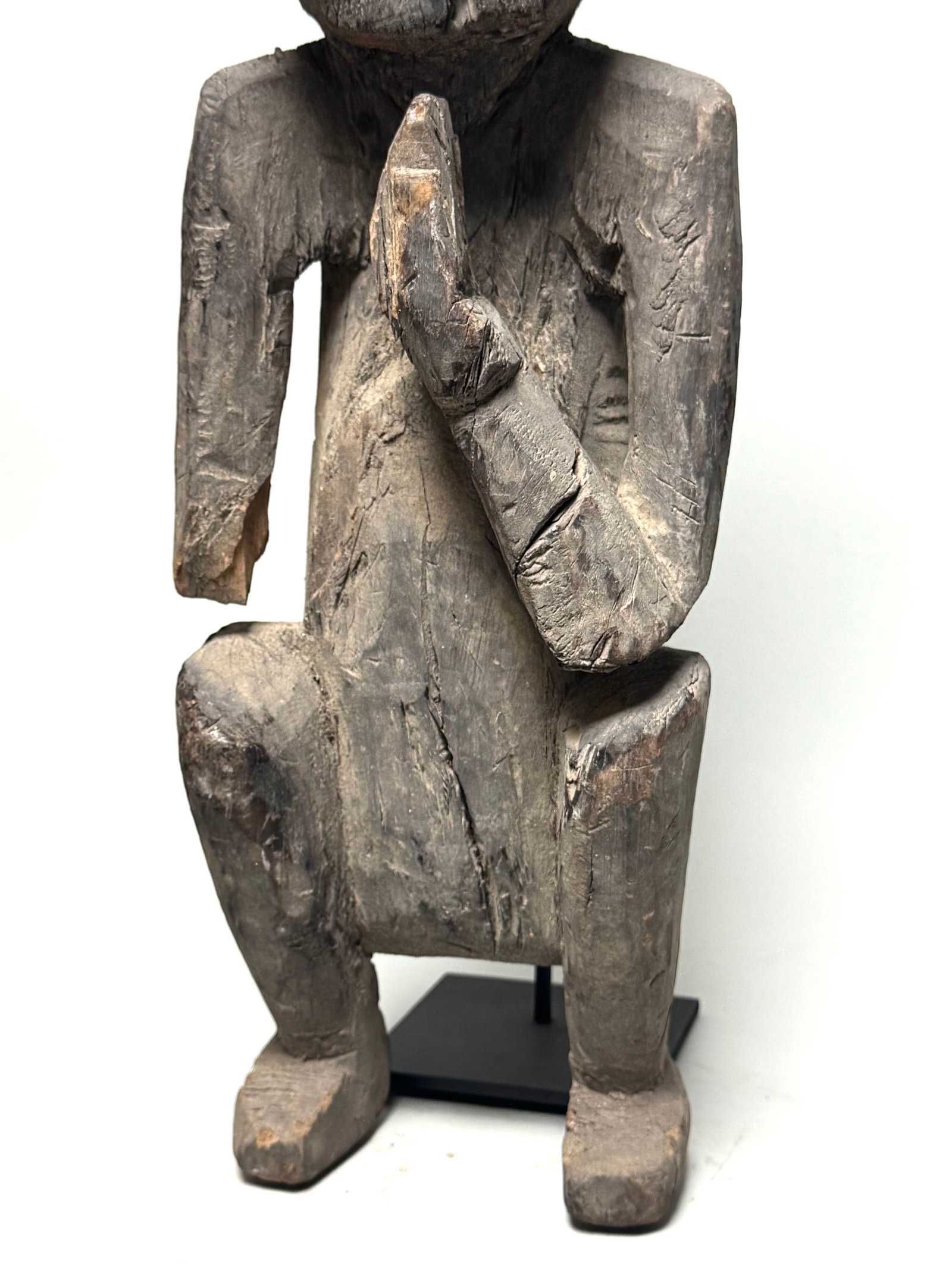 Antique Namaste Statue 50 cm, Puthali Nepal - 3