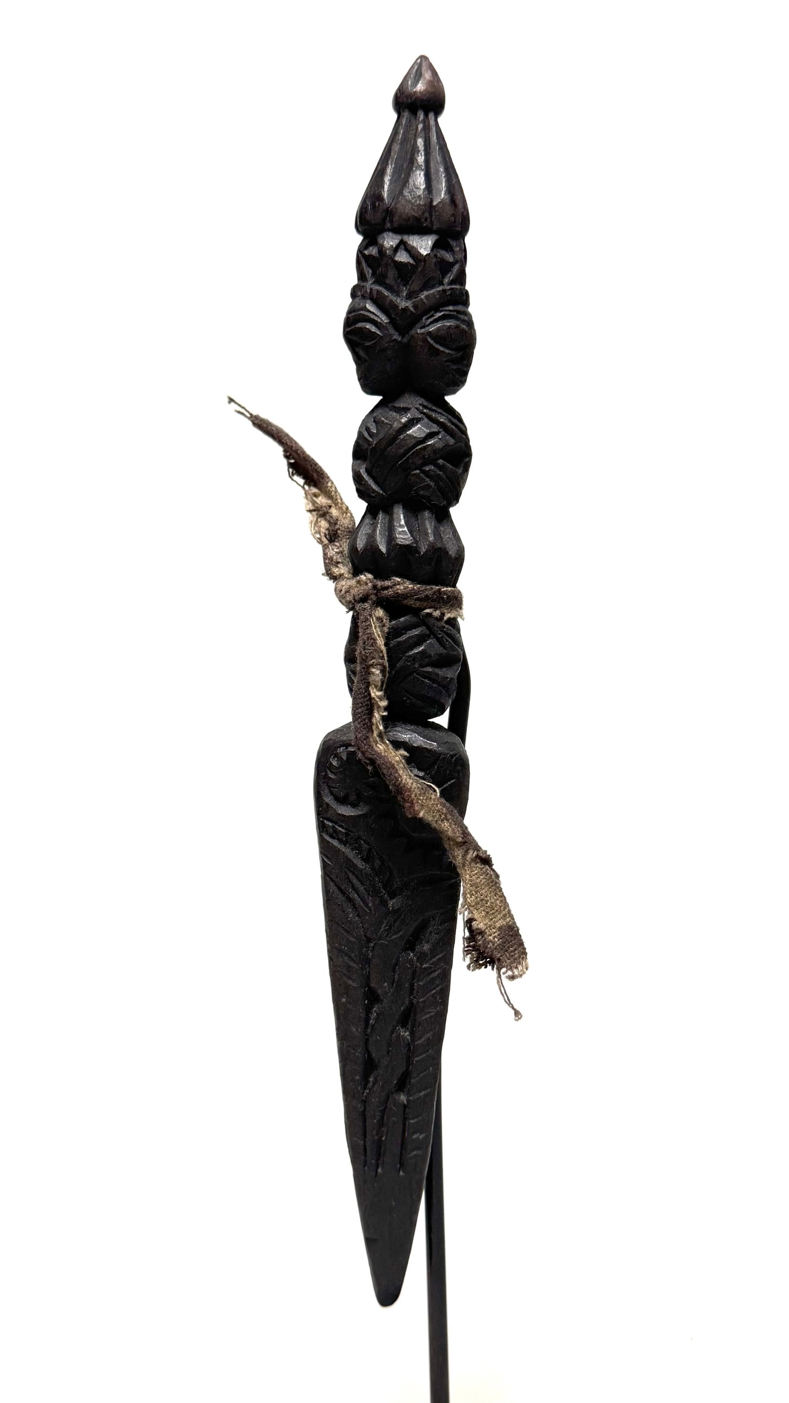 Ritual Phurba - wood - Nepal - 2nd half 20th century - 7