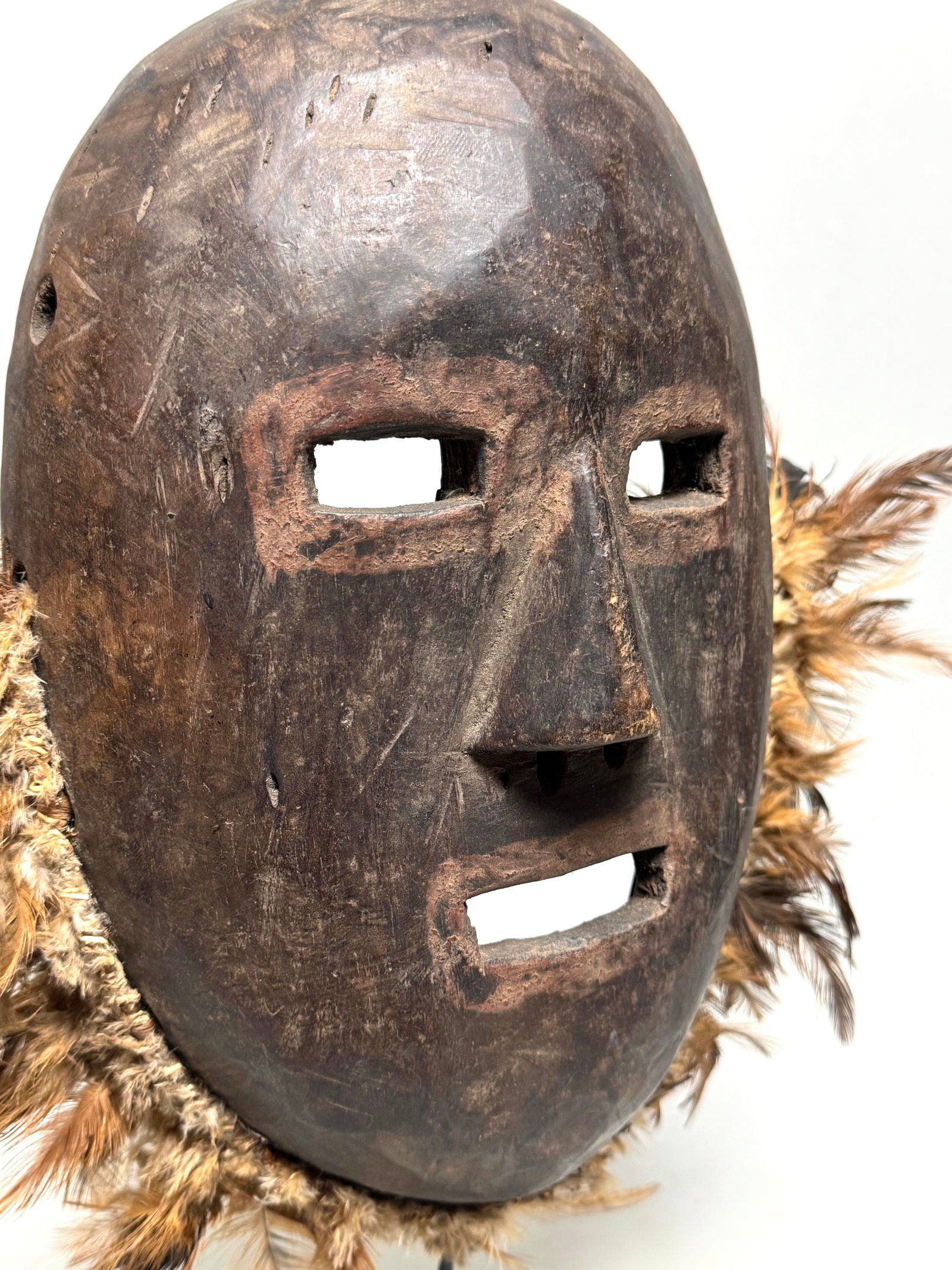 Nsembu mask, Kumu, Ituri forest tribes Congo - 42 cm - 5