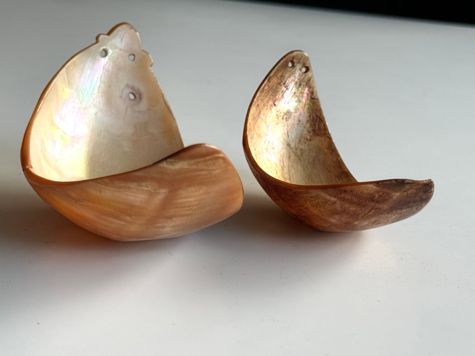 1950's field collected shell spoons Trobriand Islands - 9