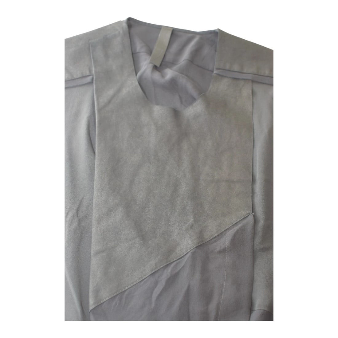 Ilaira Nistri sleeveless asymmetric layered black silk top size 44 IT - 6