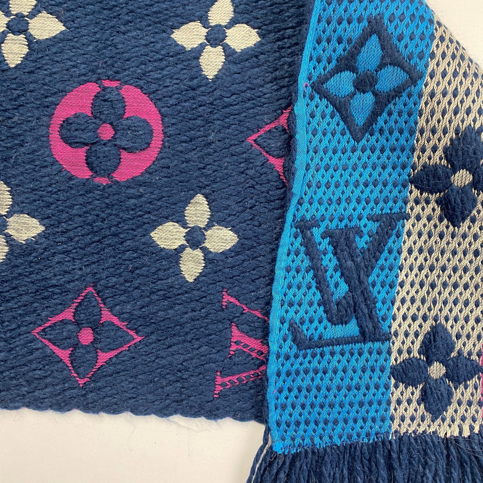 Louis Vuitton Multicolour Thick Wool & Silk Scarf - 5