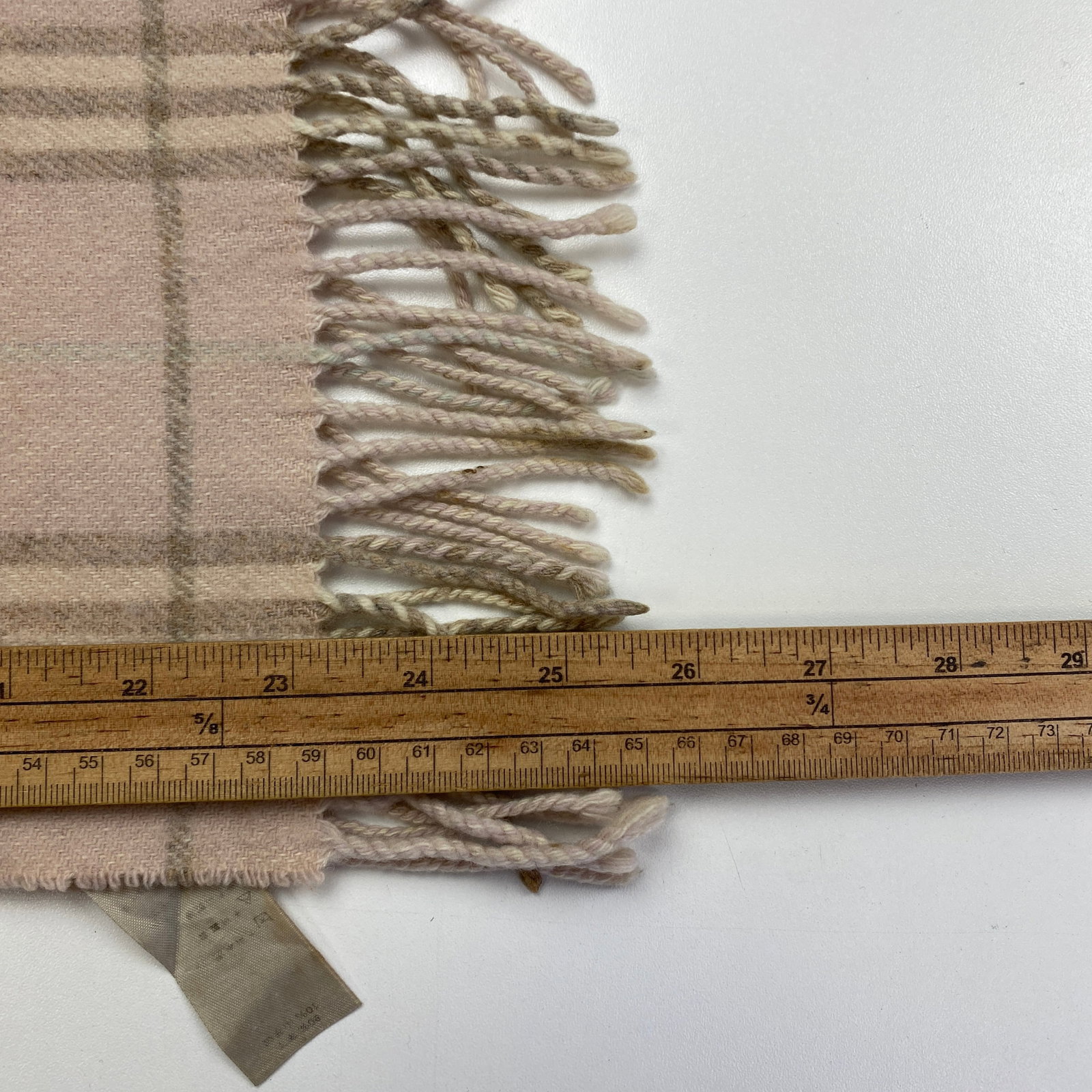 Burberry Children Pink Merino Wool & Cashmere Small Scarf - 9