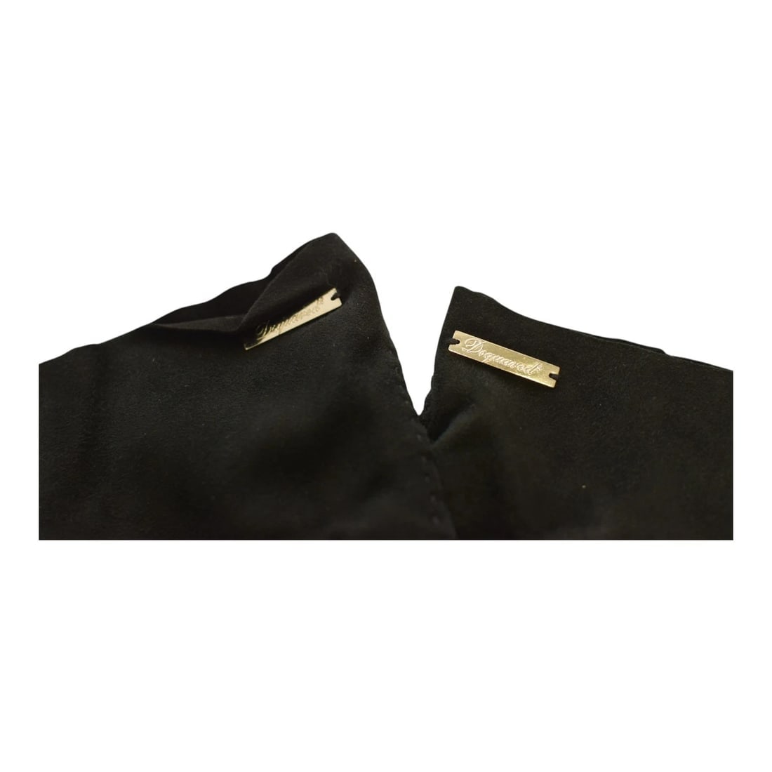 Dsquared² Black Suede Long Gloves – Made in Italy – Size M - come with the box - 3