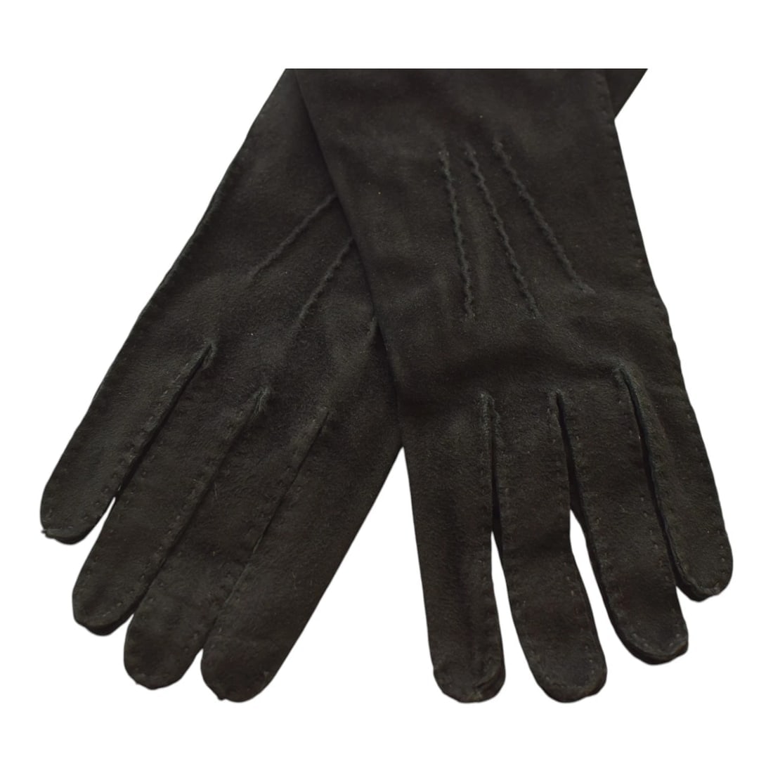 Dsquared² Black Suede Long Gloves – Made in Italy – Size M - come with the box - 4