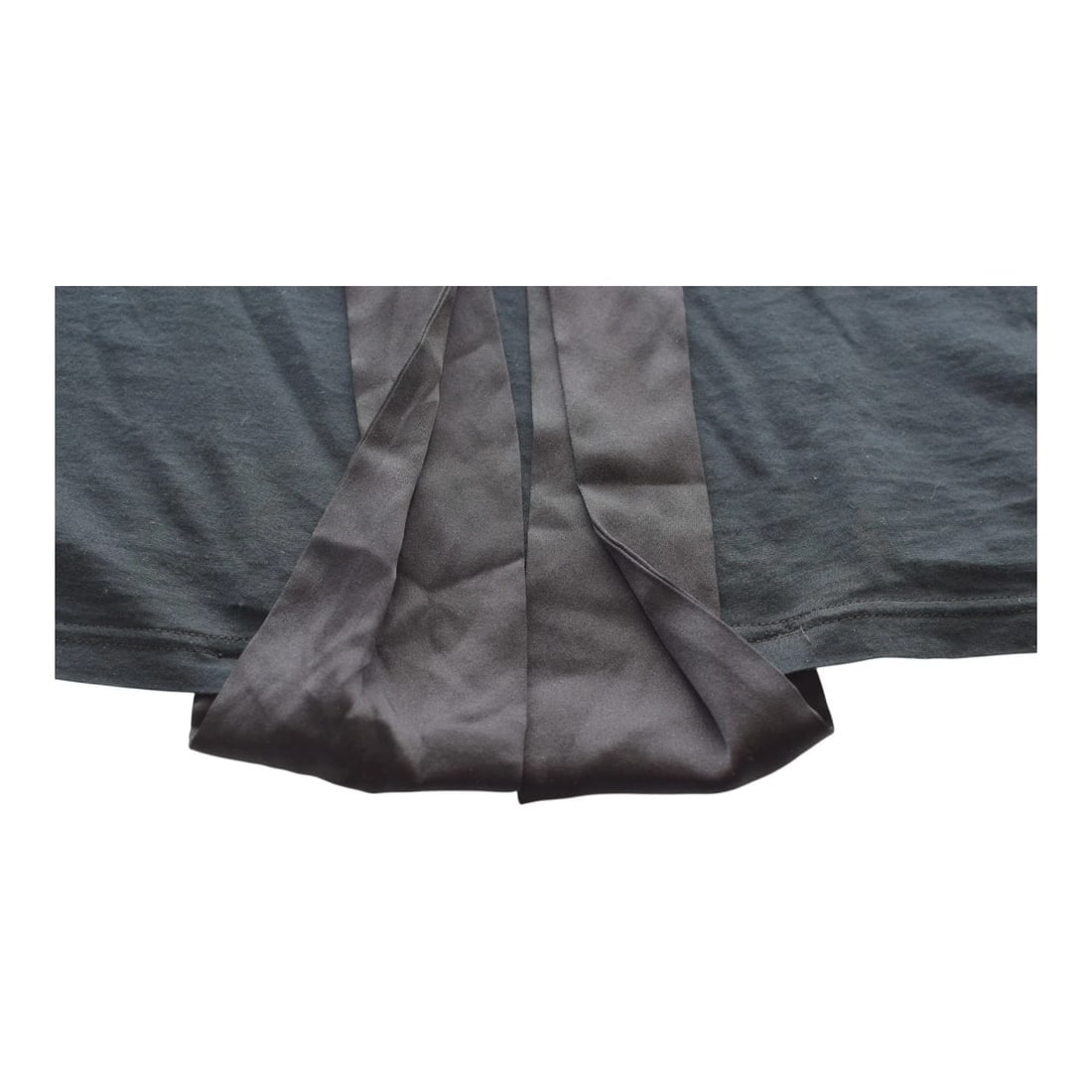 Valentino Roma Black Silk-Bow Detail Cotton Top Blouse T-shirt size 10 IT 46 - 10