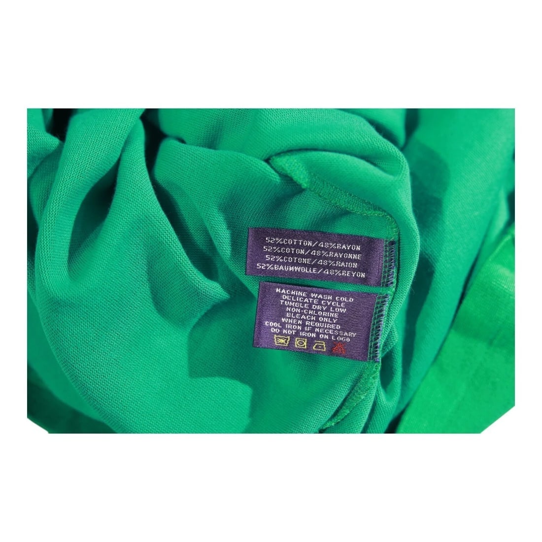 Ralph Lauren Collection Green Purple Polo Mini Sleeveless Tank Dress size S / P - 6