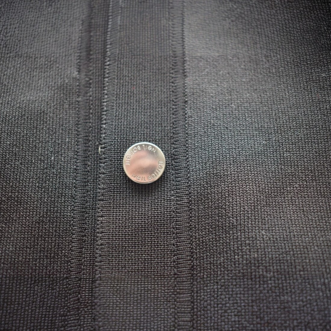 Neil Barrett Black White Stripes Snap Button Men's Jacket size XXL ( Slim) - 6