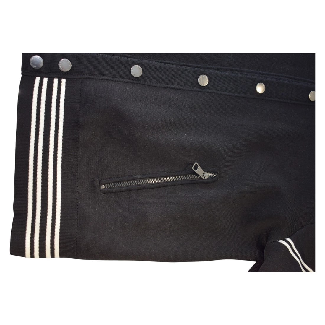 Neil Barrett Black White Stripes Snap Button Men's Jacket size XXL ( Slim) - 7