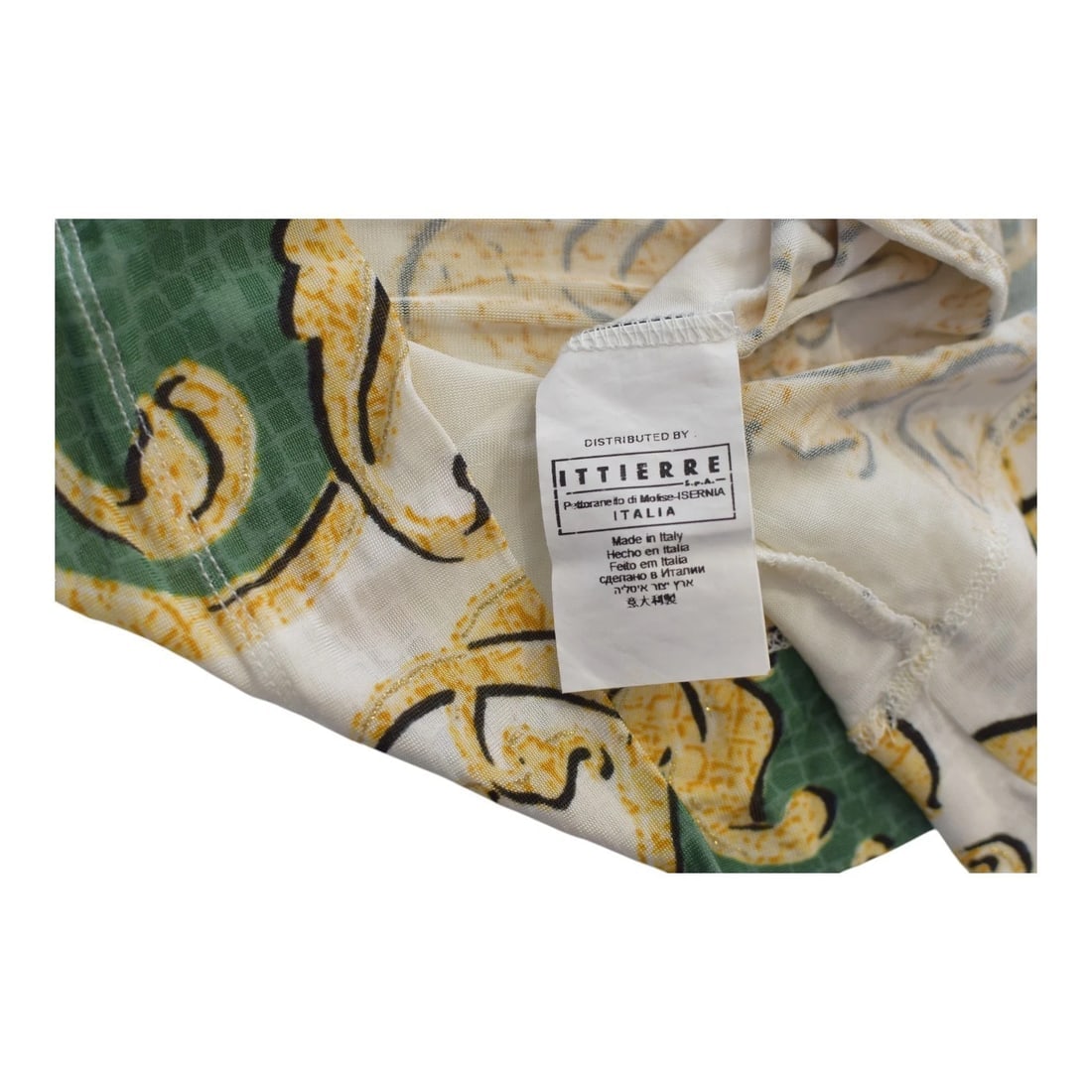 Top recortado estampado barroco Just Roberto Cavalli - Talla L - Mezcla viscosa elastano - 8