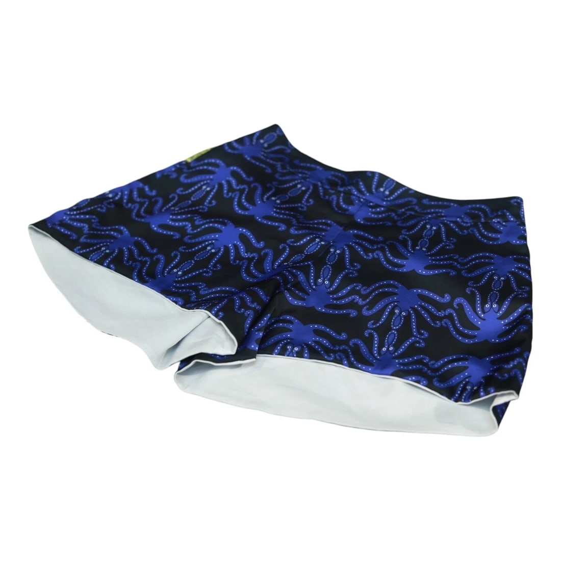 The Artians Blue Silk Octopus Mini Summer Shorts Pants size S - 8
