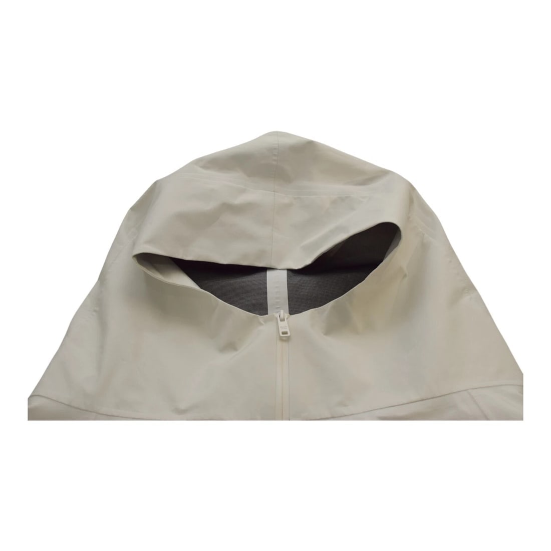 PRADA light gray printed trench jacket raincoat windbreaker with hood size 44 - 5