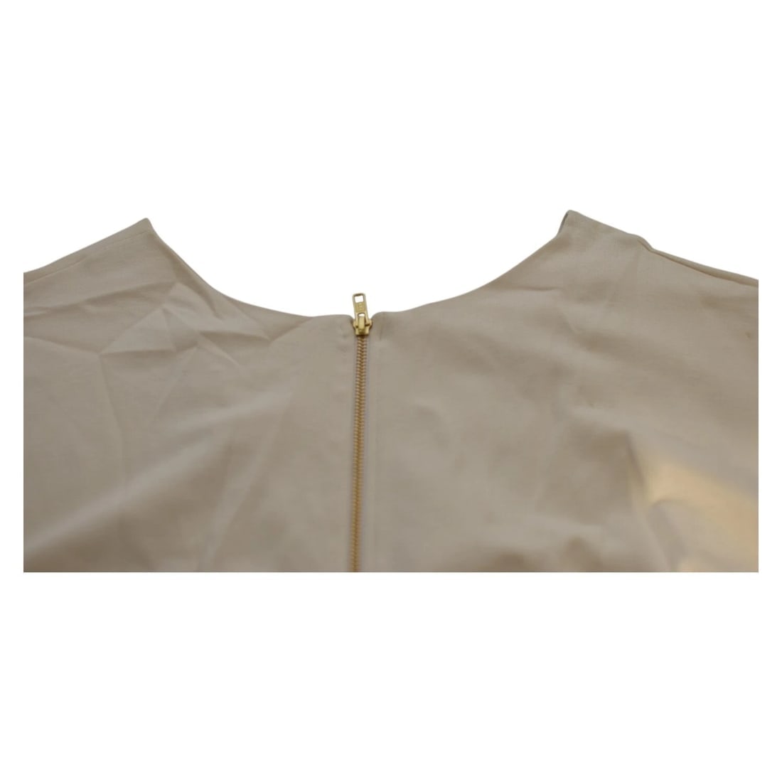 French Connection Ivory Cream Viscose V- Neckline Mini Dress size 12 - 7