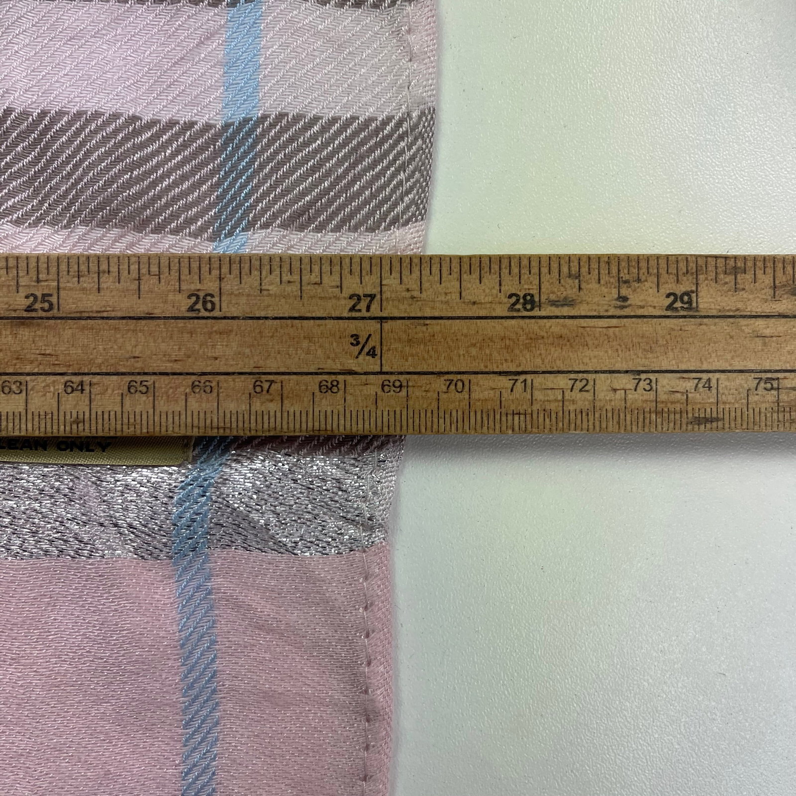 Burberry Pink Plaid 100% Cashmere Scarf - 7