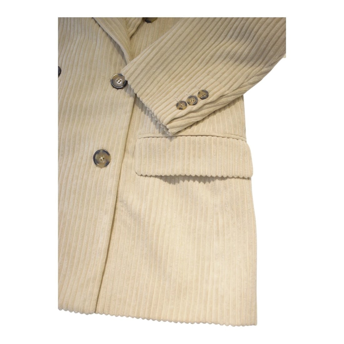 NWT Isabel Marant Étoile Daleyo Double-Breasted Corduroy Blazer Cream 36 - 7